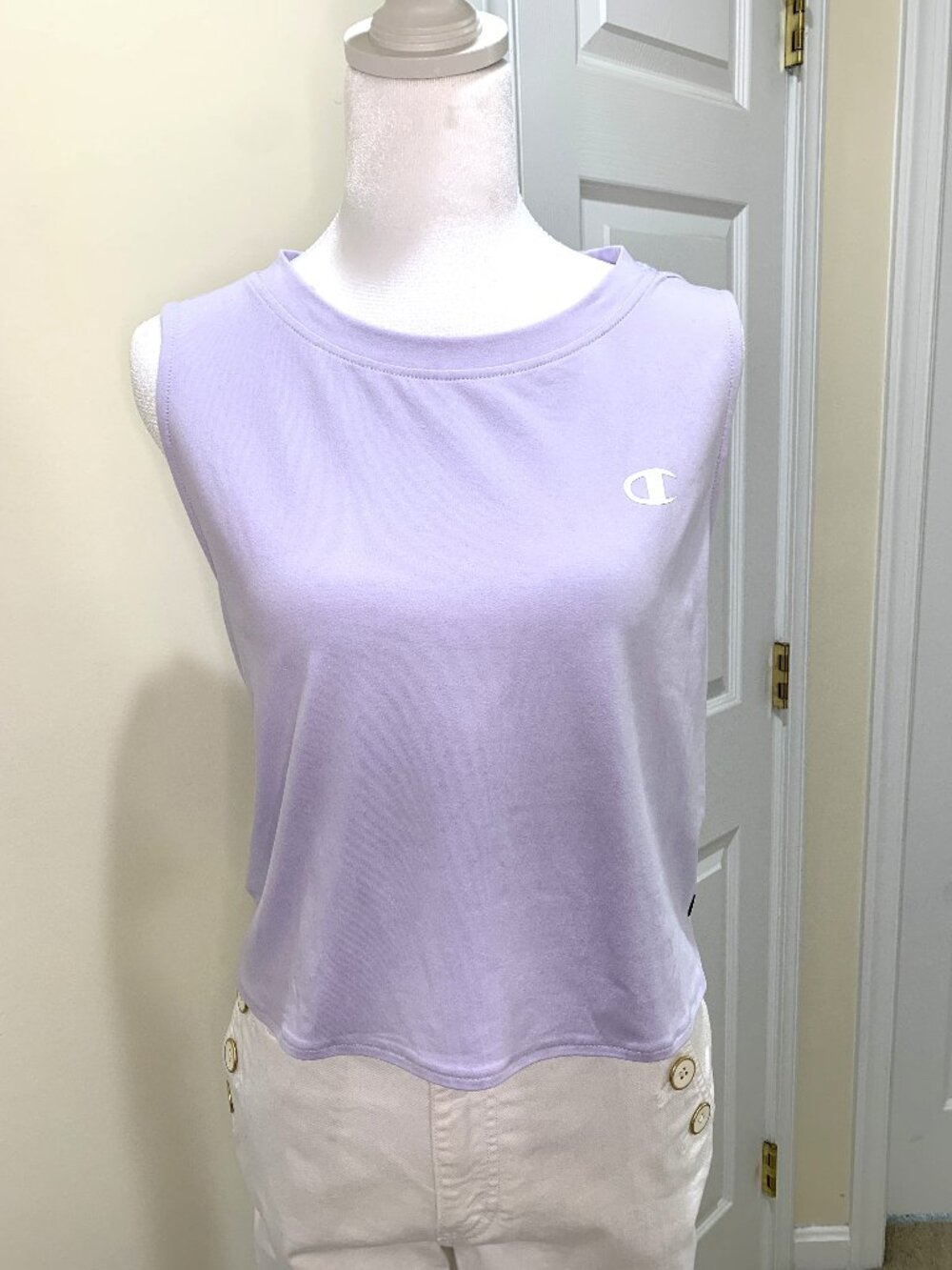 Brand New Champion Women Tank Top Active Sleeveless Soft Purple Size Large